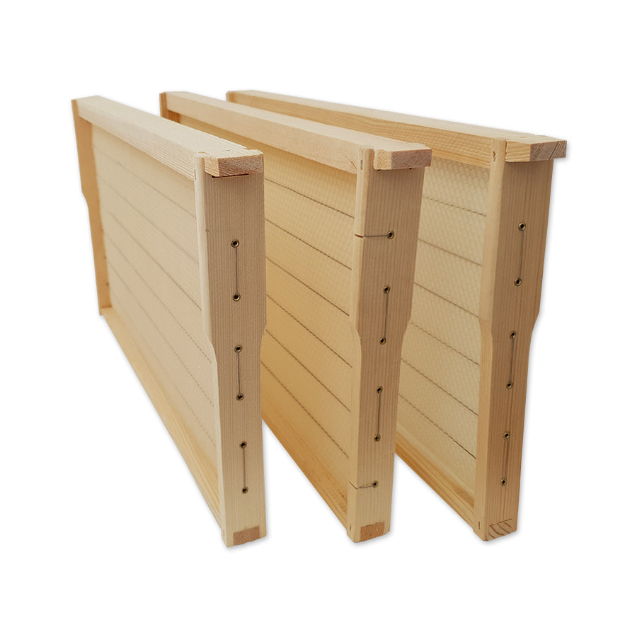 F/Depth AA Wood Frame – Assembled, Brass Eyelets, 6-WIRE 304SS, Waxed