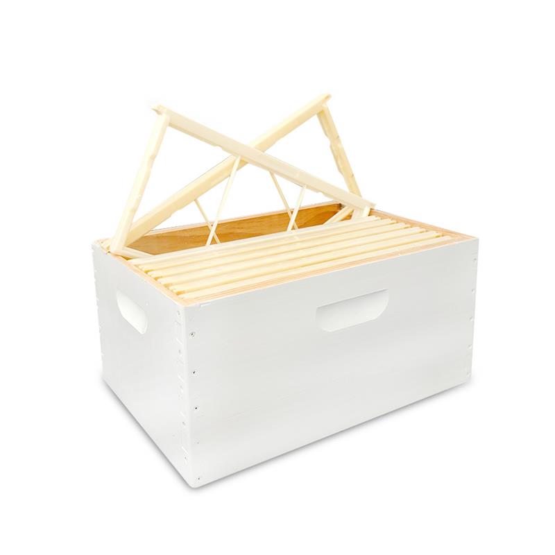 8F F/Depth Premium Finger Joint Box - Assembled Hot Wax Dipped & Painted plus 8 Handy Frames