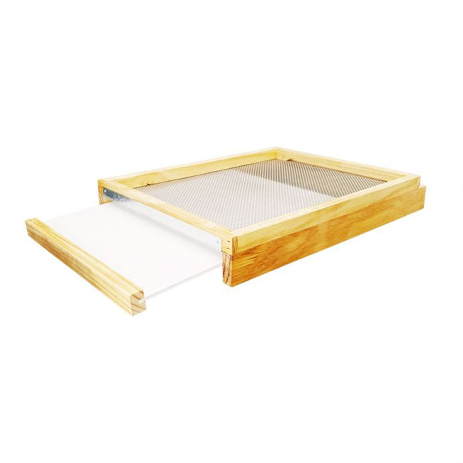 Bottom Board 8F With SS Mesh + Tray for Varroa, SHB, Wax Moth Management