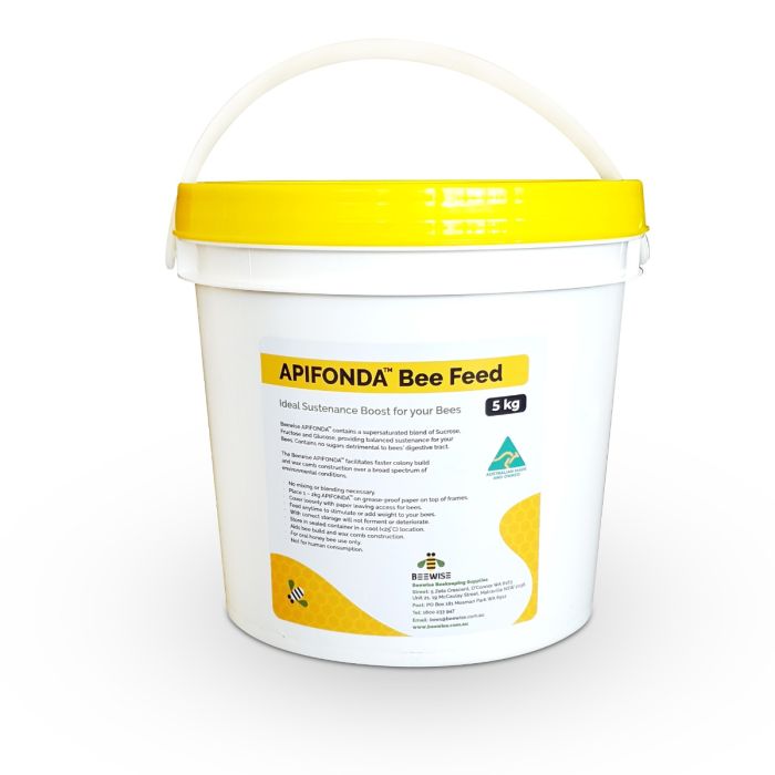 APIFONDA Bee Feed 5kg Supersaturated Fondant Sucrose-Fructose-Glucose