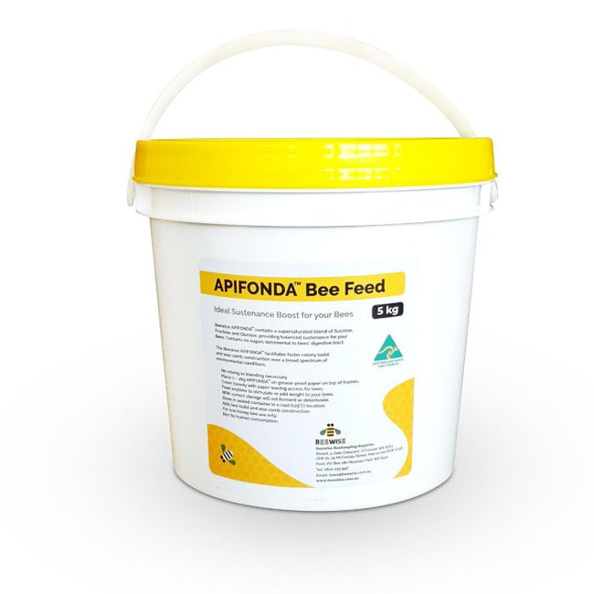 APIFONDA Bee Feed 5kg Supersaturated Fondant Sucrose-Fructose-Glucose