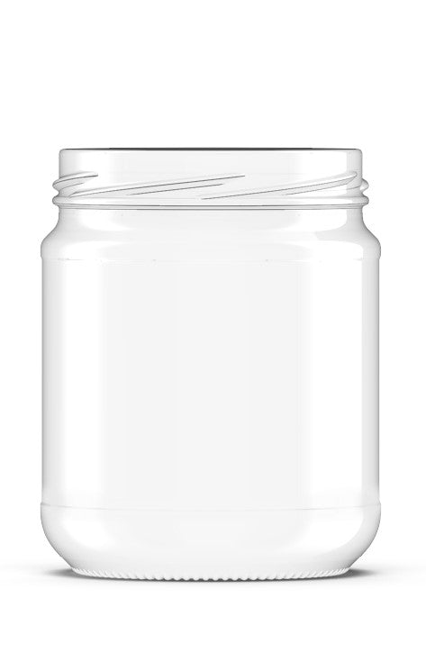 500ml Round Jar with black lid