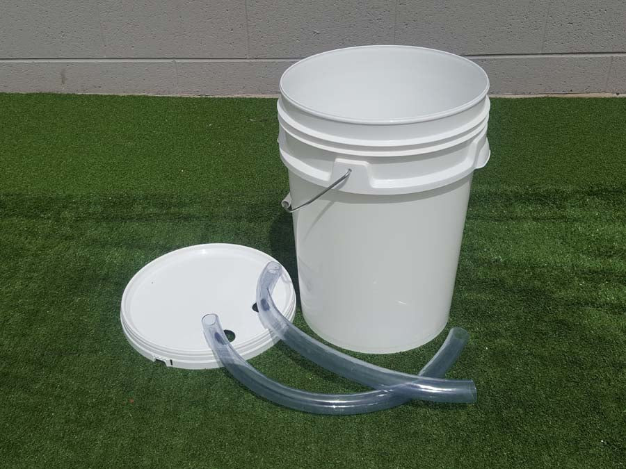 Flow Hive® extraction Pail 20 liter food grade bucket with tubes