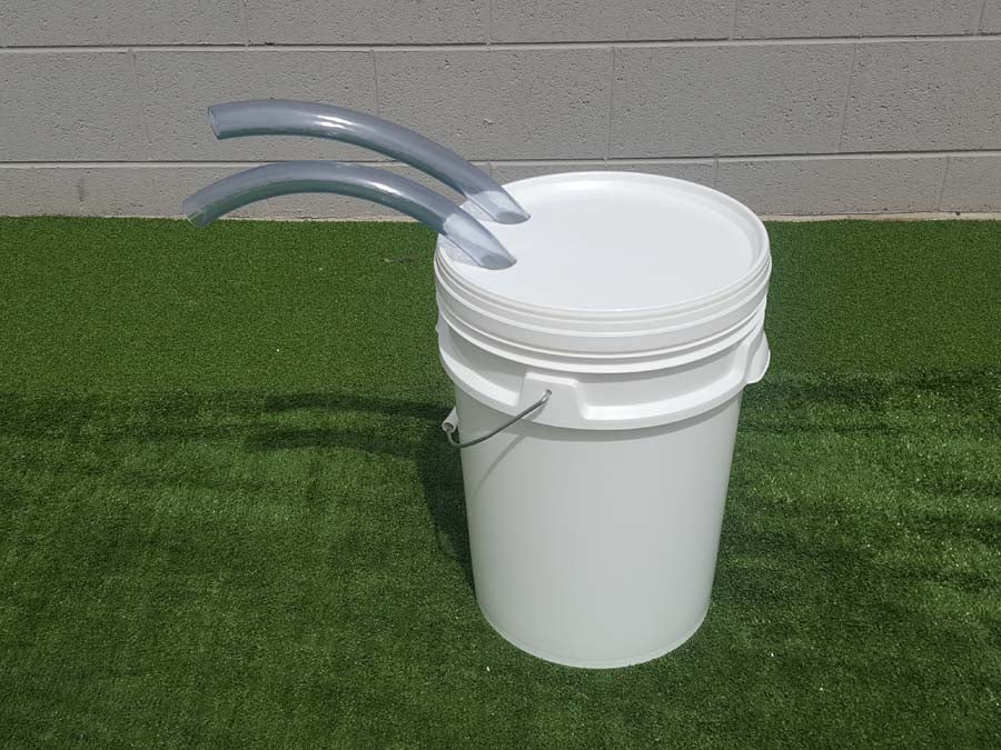Flow Hive® extraction Pail 20 liter food grade bucket with tubes