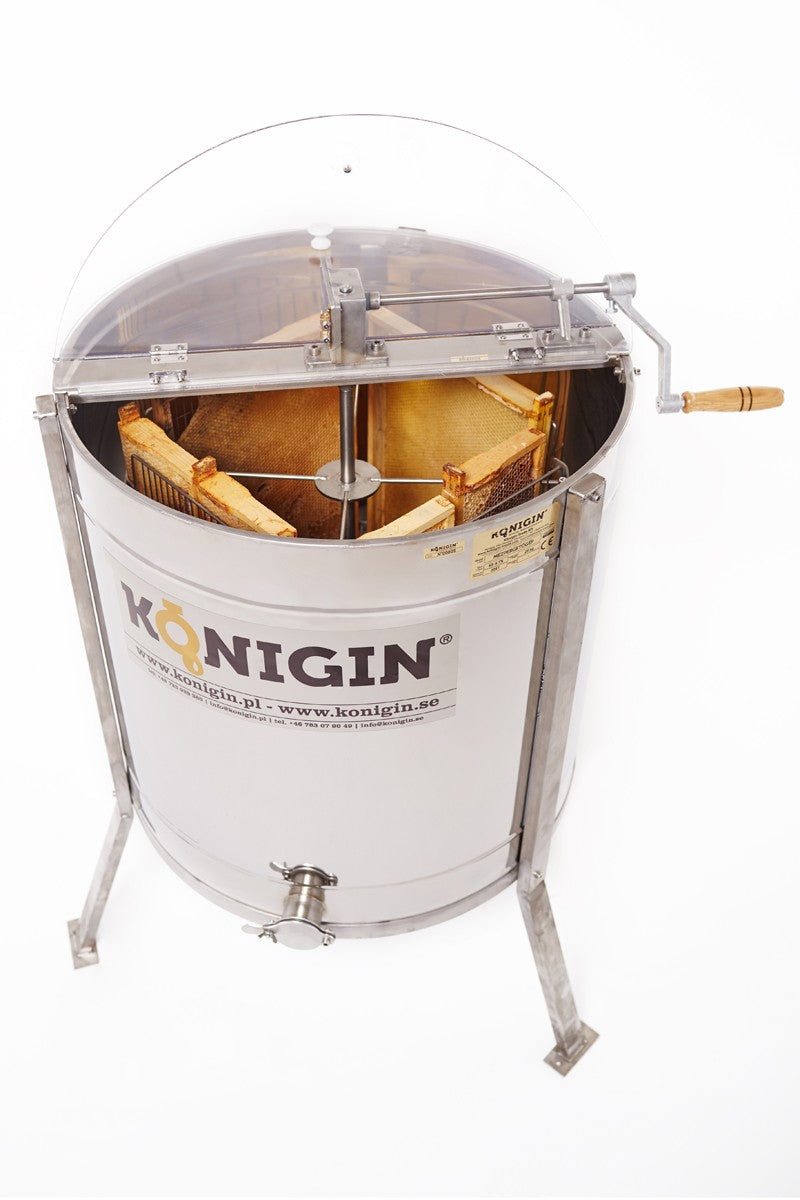 4-frame Konigin honey extractor tangential manual drive