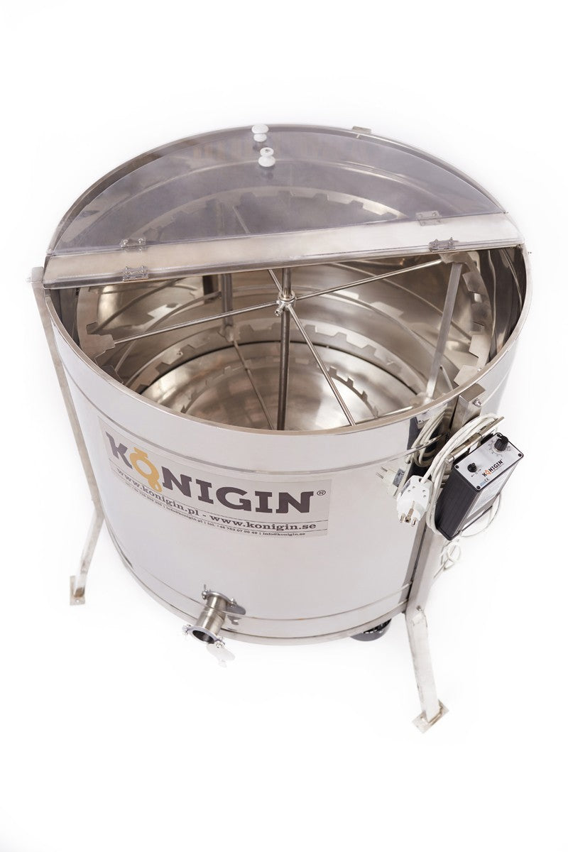 24-frame Konigin honey extractor radial semi-automatic electric drive