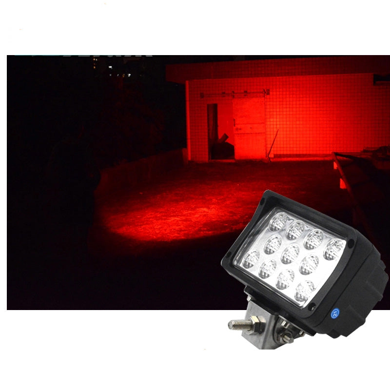 Red LED vehicle work light 12v  / 32v